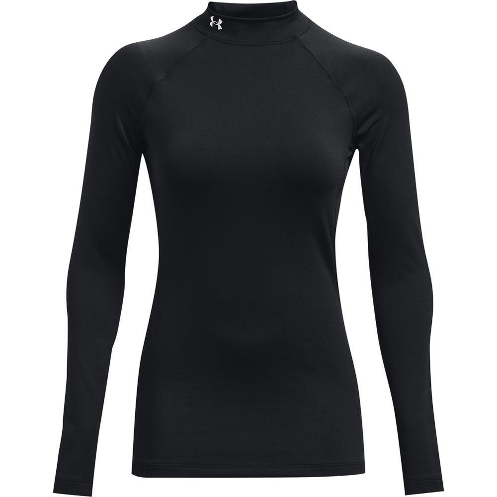 Under Armour Women’s Black Long Sleeve Athletic Mock Neck Top